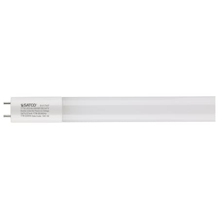 Satco 17W 4Ft LED T8, 347V Canada Only, G13 50K, Type B BBP, Double Ended Wiring S11747